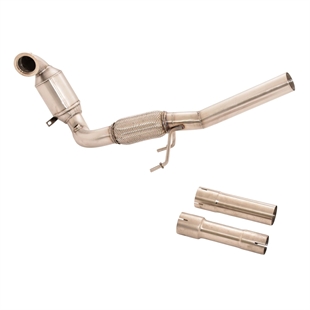 Friedrich Motorsport 63,5 mm Downpipe med Sportskatalysator i Rustfritt Stål